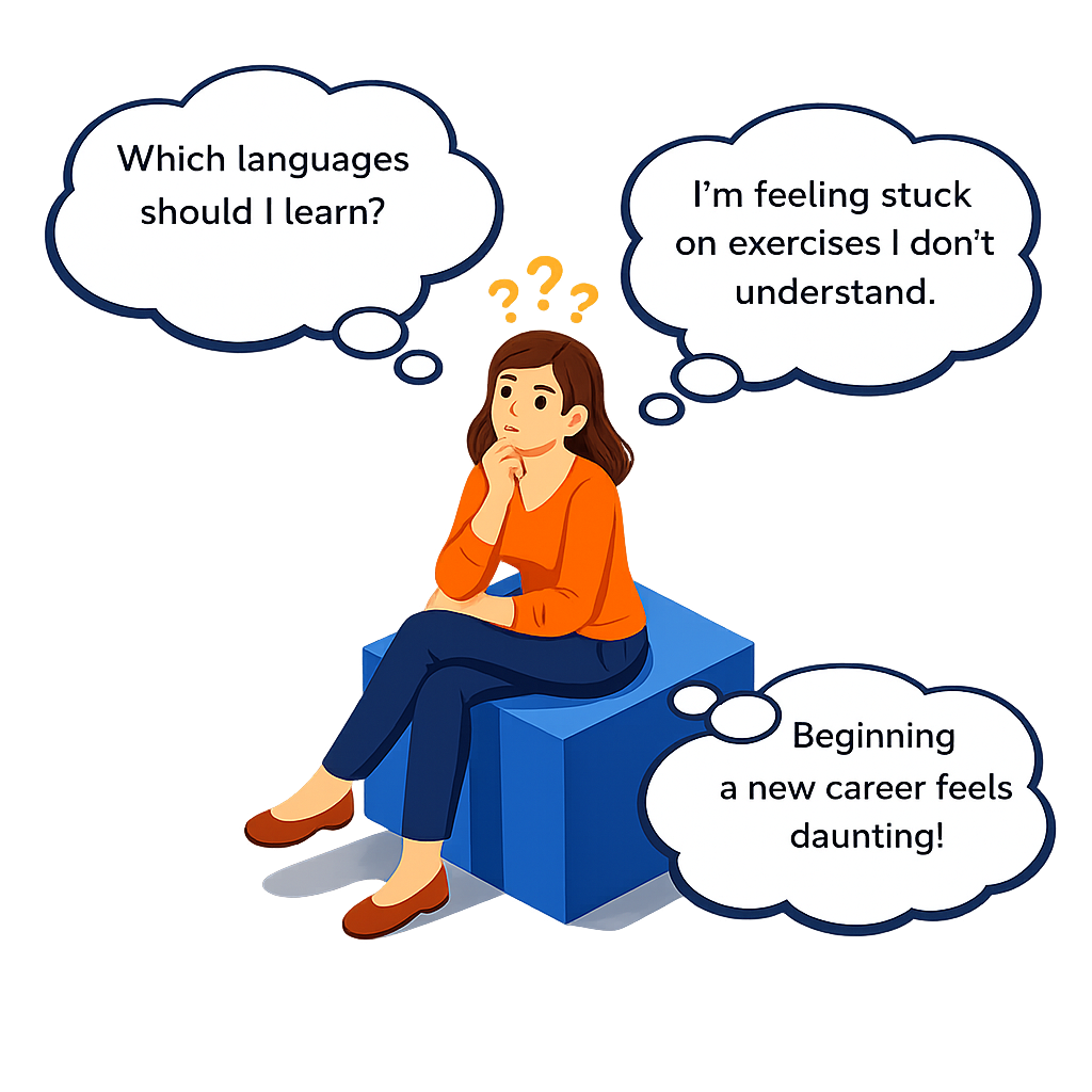 Overcoming challenges when learning to code